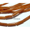 Apprêt et perles: 10 tubes Aventurine Orange en 4 par 13mm 