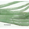 Apprêt et perles: 10 tubes aventurine verte en 4 par 13mm 