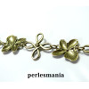 OFFRE SPECIALE: 1m Bronze chaine fleur  ref 203 