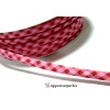 Apprêt 1 m ruban cordon spaghetti 7mm ref FFcollection 508 vichy fushia 