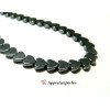 Apprêts et perles: 10 perles Hématite Coeur plat 8mm Gris metalisé 