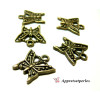 Apprêt pour bijoux: 20 pièces pendentif papillon  Bronze ref A0190 