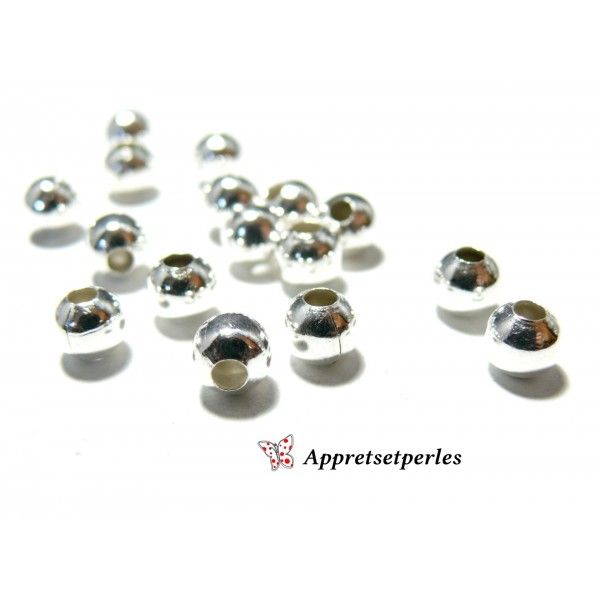 Apprêts pour bijoux: 10 grandes perles 2N6202 intercalaires  12 mm PP 