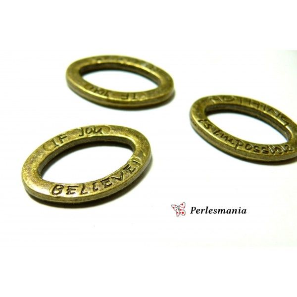 10 pendentifs connecteurs 2K9340" If you beleive " Bronze Fournitures pour bijoux 