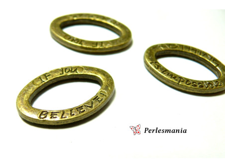 10 pendentifs connecteurs 2K9340" If you beleive " Bronze Fournitures pour bijoux 