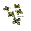 Apprêt bijoux 10 connecteur Noeuds Coréen refOB4580 Bronze 