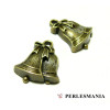 10 pendentifs Cloches 2Y2406 Bronze fournitures pour bijoux 