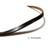 4m  de cordon CUIR VERITABLE  Marron  en 5MM ref P162 