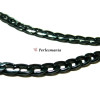 Fournitures pour bijoux: 1 mètre PK1469 grosse Chaine maille Noir 