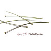 100 Tiges qualité supérieure extra fin RP0650 tête ronde 50mm BRONZE 