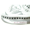 Mercerie pour bijoux: 10 mètres Ref 301 ruban blanc et noir coeur 10mm 