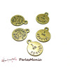 Fournitures loisirs créatifs: 10 pendentifs  I AM SPECIAL Bronze  A1296 