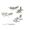 10 breloques argent platine Petit renard ref 162 pour création de bijoux 