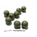 10 perles intercalaires P226 stardust 10mm Bronze pour création de collier