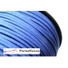 10m de cordon en suédine aspect daim  Bleu électrique PG0146 qualité 