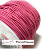 10 mètres élastique fil tressé 1,5mm Rose fushia ref61 pour création de bijoux 