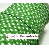 1 m ruban biais spaghetti  à pois Vert  10mm ref: 70480-88 mercerie cordon pour bijoux 