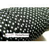 1 m ruban biais spaghetti  à pois Noir 10mm 70480- 1 mercerie cordon pour bijoux 