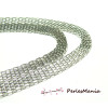1 mètre Magnifique Chaine  ref PN10Y argent platine multi maille 