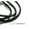 5 mètres élastique gros modèle 4mm noir pour  création collier, headband... 
