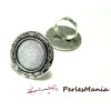 1 bague ARTY Multi Fleurs qualité  20mm Vieil argent ref152 materiel pour création de bijoux 