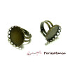 10 bagues DOUBLE QUALITE VAGUE18mm  ID30315  BRONZE 