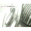 1 m ruban biais dentelle grigri Gris 12mm ref 71676 couleur 2051 