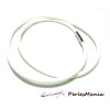 1 Collier  Silicone Blanc 45 cm diamètre  3mm ref 48 