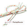 1 m  S4168C ruban cordon spaghetti 5mm  biais liberty fleuri 