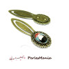 2 pièces: 1 MARQUE PAGE ARTY dentelle 13 par 18mm Bronze H841511 et 1 cab 