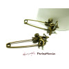 1 broche bronze avec un petit ange 3D 