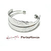 1 bracelet modèle Plume ARGENT PLATINE ID22147 
