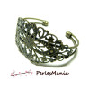 1 support bracelet "filigrane" BRONZE 