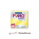 1 pain 56g pate polymère FIMO EFFECT JAUNE TRANSLUCIDE 8020-104