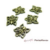 50 pendentifs  breloques papillons ajourés ref222 Bronze 