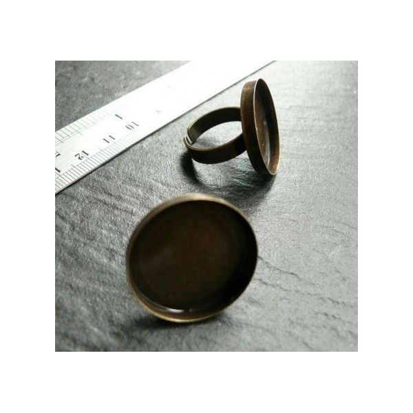 4 pieces bronze Big Round ring