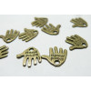 10 pièces pendentif hand made fait main métal Bronze