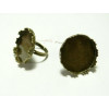 1 Support de bague 20mm BR double fine couronne 
