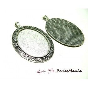 10 pendentifs  ARTY art deco Ref 40 qualité 30 par 40mm Vieil argent 