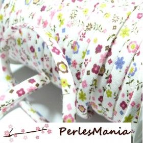 50cm ruban cordon spaghetti liberty 7mm collection 70600 coloris 75, DIY 