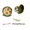 40 pièces: 20 SUPPORTS BAGUES  12mm  BRONZE ANNEAU DENTELLE et 20 CAB, DIY 