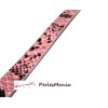 1,2m de cordon plat 10mm Imitation serpent  ROSE  ref268, DIY 