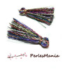 20 minin pompons breloque passementière  Multicolore Pailleté H6484911 25mm 