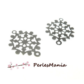 4 ESTAMPES FILIGRANE Connecteur  Izmir EN ACIER INOXYDABLE 25mm H6599711, DIY 