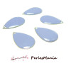 5 SEQUINS EMAILLES FORME GOUTTE D'EAU LILAS 22mm, DIY 