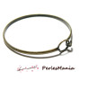 1 bracelet anneau rigide BRONZE 65mm ID30324, DIY 