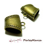 magnifique bélière 2K8622 PICOT accroche foulard BRONZE, DIY