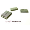 1 SET DE FERMOIRS PP MAGNETIQUES AIMANTES RECTANGULAIRES  32mm ref29718 