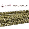 10m chaine BRONZE 363298-46 maille 2.8 par 4mm pour création de colliers 