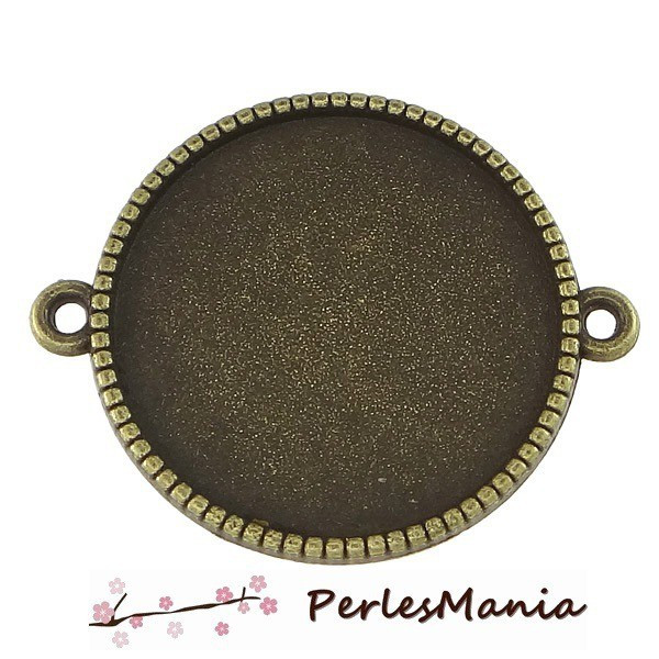 Pendentifs Connecteur Torsade 12mm Bronze – Laiton